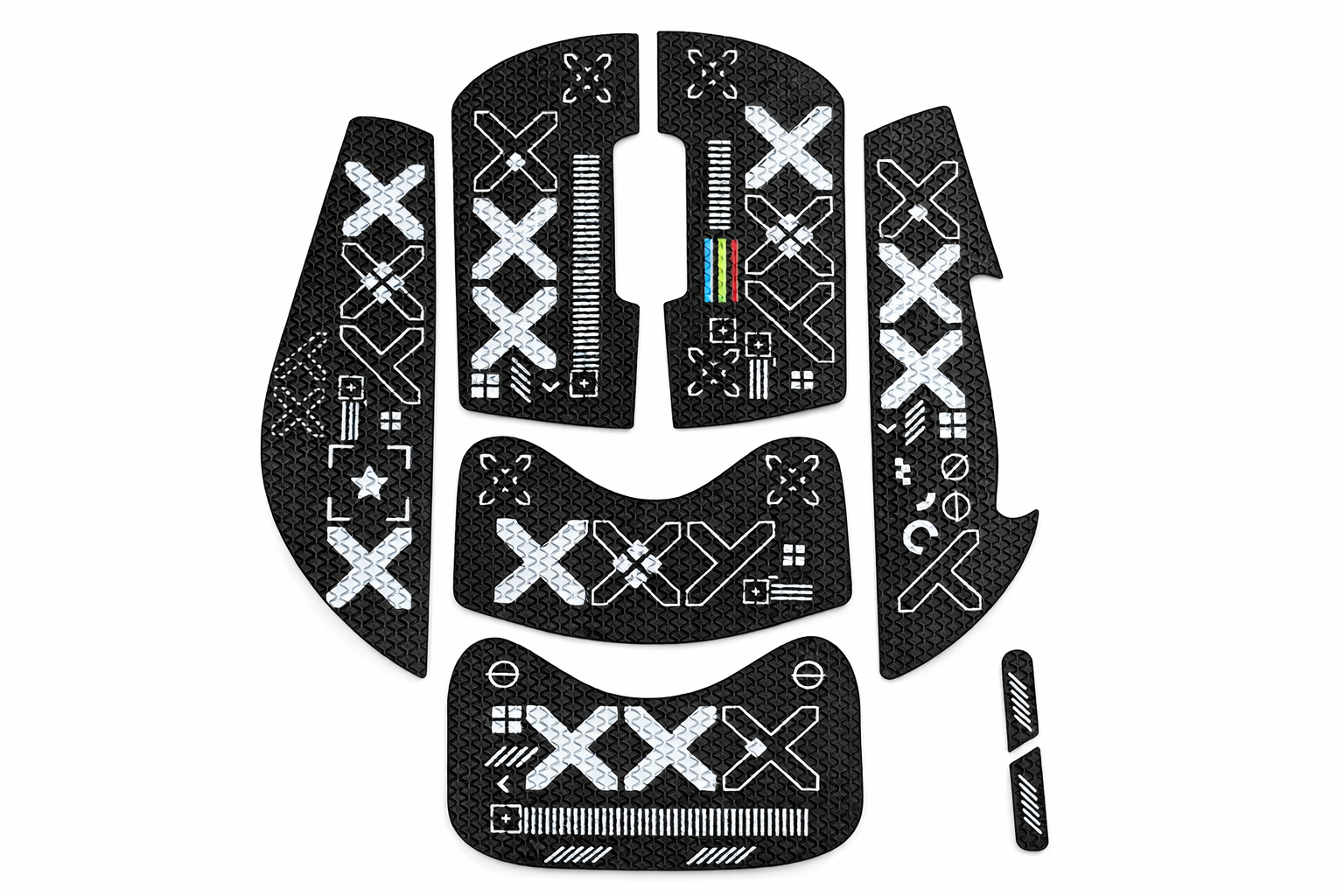 Grip Tape til Logitech G Pro X Superlight 2 (8-delt, X-mønster)