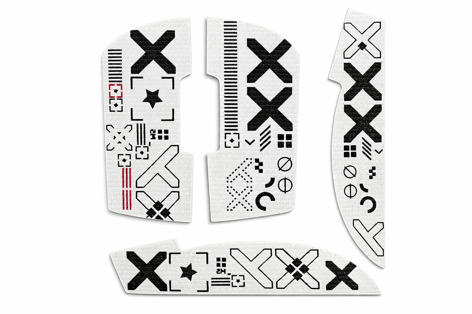 Grip Tape til Logitech G Pro X Superlight 2 (4-delt, X-mønster)