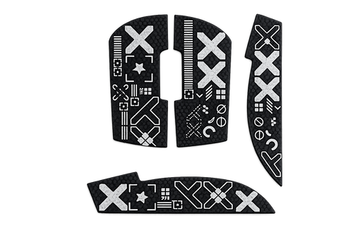 Grip Tape til Logitech G Pro X Superlight 2 (4-delt, X-mønster)