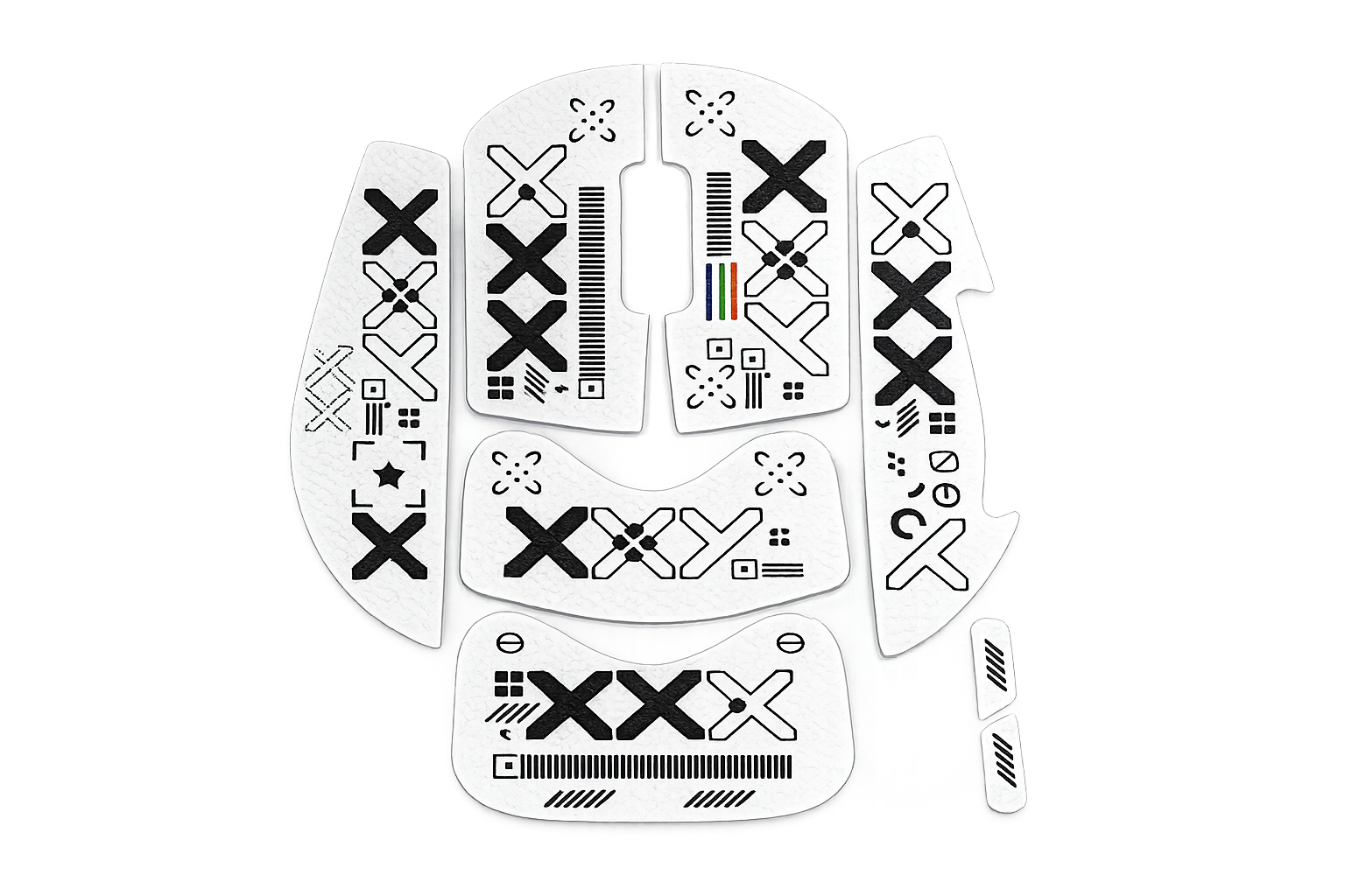 Grip Tape til Logitech G Pro X Superlight 2 (8-delt, X-mønster)